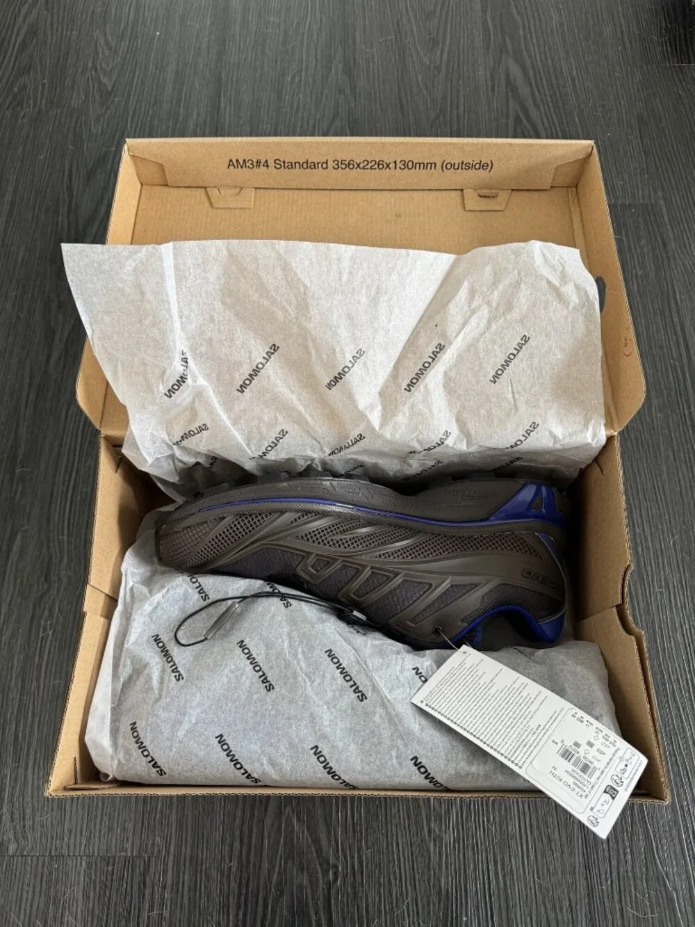 Kith for Salomon XT-EVO - Black Coffee / Excalibur / Bluing size 11 sneakers